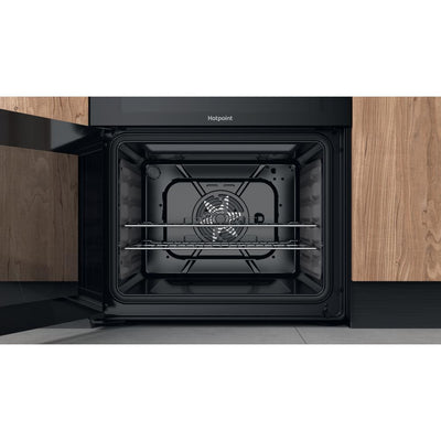 Hotpoint HDM67V9HCB/U 60cm Electric Cooker with Ceramic Hob - Black - A/A Rated