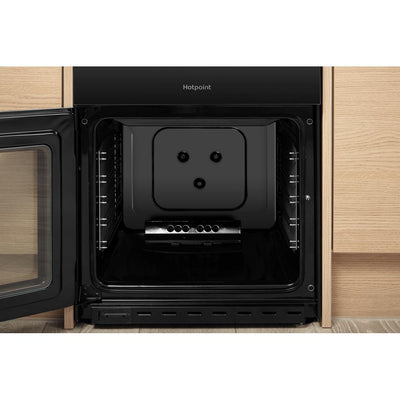 Hotpoint Cloe HD5G00KCB 50cm Gas Cooker with Gas Grill - Black - A Rated