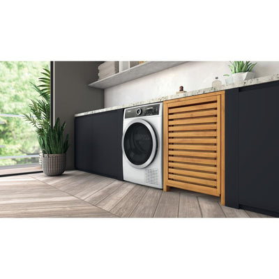 Hotpoint H8 D93WB UK Heat Pump 9kg Tumble Dryer - Freestanding White