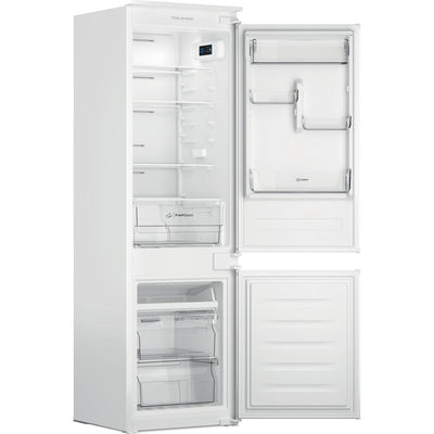 Indesit Integrated Total No Frost 70/30 Fridge Freezer with Sliding Hinge Door INC18T112