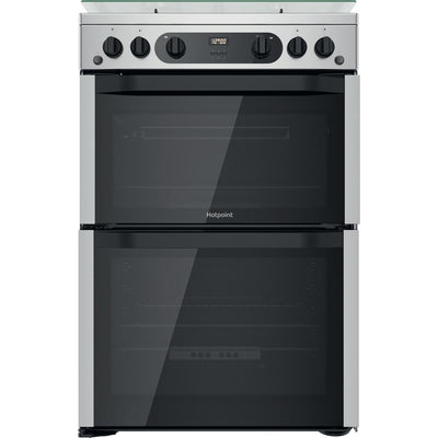 Hotpoint HDM67G0CCX/UK 60cm Gas Cooker - Stainless Steel - A+/A+ Rated